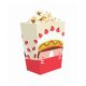 Indián Party papír popcorn doboz 19 cm 4 db-os