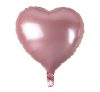 Light Pink Heart, Rózsaszín szív fólia lufi 37 cm