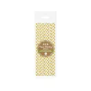 Arany szív Gold Heart papír szívószál 12 db-os