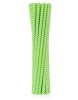 Zöld Lime Green Chevron papír szívószál 12 db-os