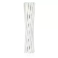 Fehér White papír szívószál 12 db-os