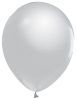 Ezüst Silver Metallic léggömb, lufi 10 db-os 12 inch (30 cm)