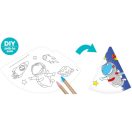 Űr Universe színezhető parti kalap, csákó 6 db-os