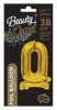 Arany B&C Gold mini 0-ás szám fólia lufi talppal 38 cm