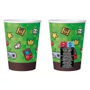 Játék Game On Green papír pohár 6 db-os 200 ml