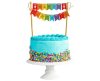 Happy Birthday Rainbow torta dekoráció