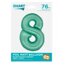 Menta 8-as Mint Mat szám fólia lufi 76 cm