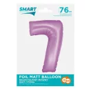Levendula 7-es Lavender Mat szám fólia lufi 76 cm