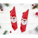 Télapó Santa Claus szalvétagyűrű szett