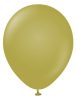 Zöld Pastel Olive Green léggömb, lufi 10 db-os 12 inch (30 cm)