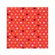 Szerelem XOXO Red szalvéta 20 db-os 33x33 cm