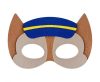 Kutyás Dog Brigade Police filc maszk 18 cm