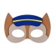 Kutyás Dog Brigade Police filc maszk 18 cm