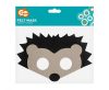 Sün Hedgehog filc maszk 17,5 cm