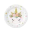 Unikornis Star papírtányér 6 db-os 18 cm