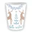 Karácsonyi Hello Winter White papír pohár 6 db-os 250 ml