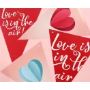 Szerelem Love is in the air zászlófüzér 270 cm