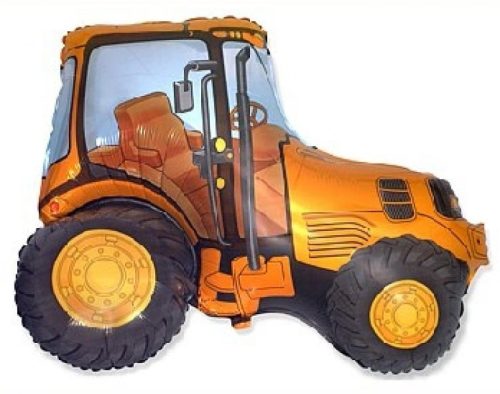 Traktor Orange fólia lufi 61 cm (WP)