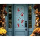 Halloween véres nyomok Bloody ablak matrica szett