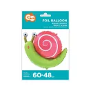 Csiga Pink fólia lufi 60 cm
