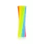 Színes Colorful műanyag szívószál 10 db-os
