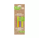 Színes Colorful műanyag szívószál 10 db-os