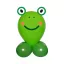 Cute Animal Frog, Béka léggömb, lufi szett