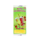 Színes Yellow műanyag szívószál 50 db-os