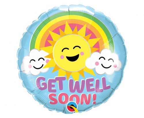 Get Well Soon Sunny fólia lufi 46 cm