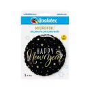 Happy New Year Stars fólia lufi 46 cm