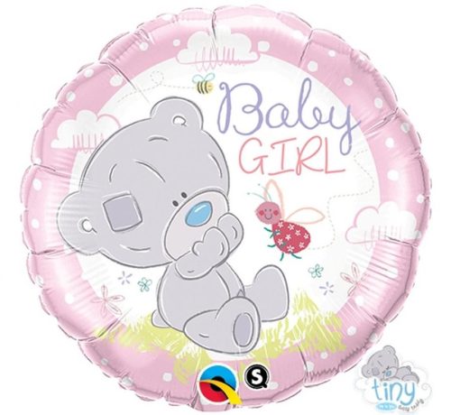 Baby Girl Teddy fólia lufi 46 cm