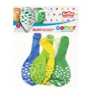 Dinoszaurusz Green léggömb, lufi 5 db-os 12 inch (30 cm)