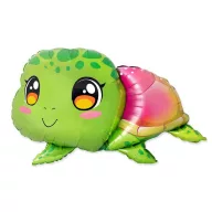 Teknős Happy fólia lufi 60 cm (WP)