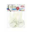Szerelem White léggömb, lufi 5 db-os 13 inch (33 cm)