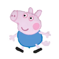 Peppa malac Blue fólia lufi 36 cm (WP)