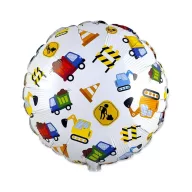 Építkezés Yard fólia lufi 45 cm (WP)