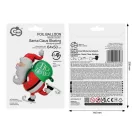 Karácsonyi Santa Skating fólia lufi 64 cm