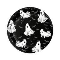 Halloween Ghost papírtányér 6 db-os 18 cm