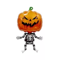 Halloween Pumpkin Skeleton fólia lufi 71 cm