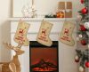 Reindeer, Karácsonyi kandalló zokni, csizma 44,5 cm