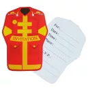 Tűzoltóság Fire Brigade meghívó 6 db-os