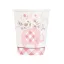 Rózsaszín Elefánt Floral papír pohár 8 db-os 266 ml