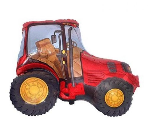 Tractor Red, Traktor fólia lufi 36 cm (WP)