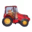 Traktor Red fólia lufi 36 cm (WP)