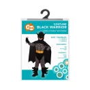 Fekete Harcos Black jelmez 130/140 cm