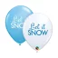 Karácsonyi Let it Snow léggömb, lufi 6 db-os 11 inch (30 cm)