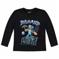   Minecraft Diamond Power gyerek hosszú ujjú póló, felső 8 - 12 év / 128 - 152 cm