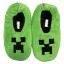 Minecraft Green Pixel gyerek téli papucs 31-38