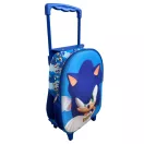 Sonic a sündisznó Modern gurulós ovis 3D hátizsák, táska 32 cm