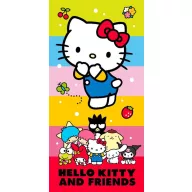   Hello Kitty Cute Friends fürdőlepedő, strand törölköző 70x140 cm (Fast Dry)
